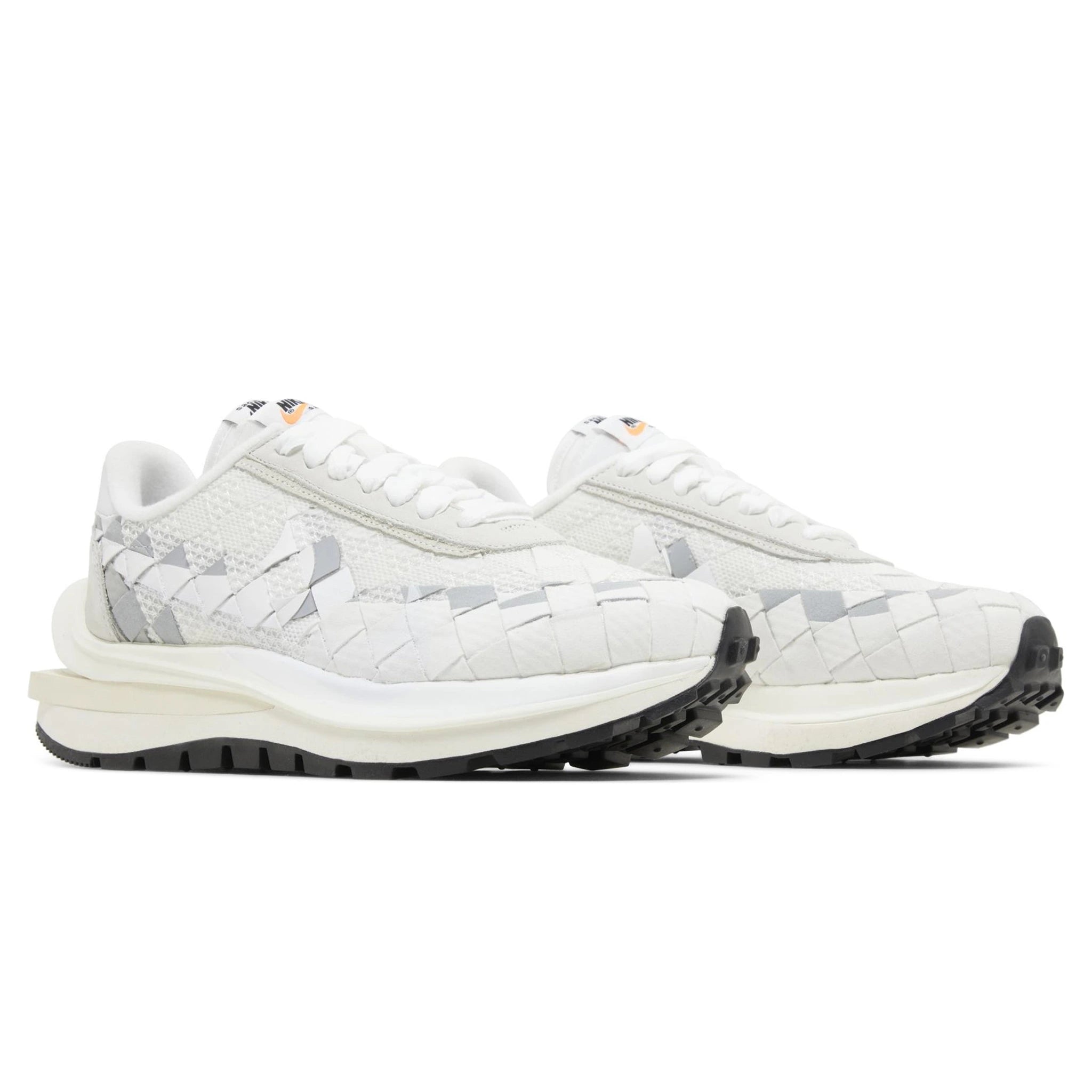 Front side view of Nike x Sacai x Jean Paul Gaultier Woven White DR5209-100